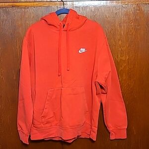 Red nike hoodie